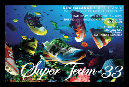 New Balance & The 400:Super Team 33 Release Party this Saturday